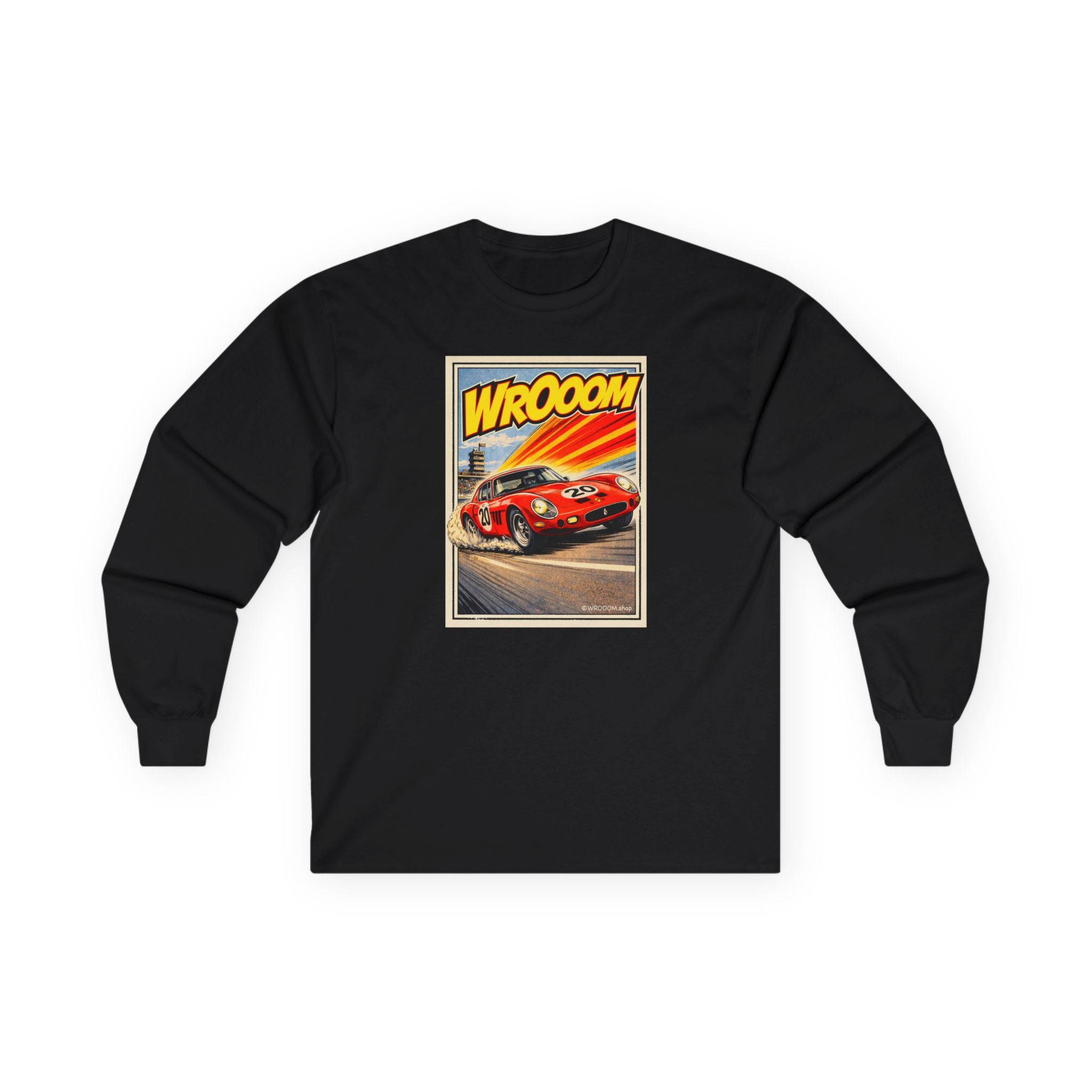 WROOOM Long Sleeve Shirt - Red Racing Icon