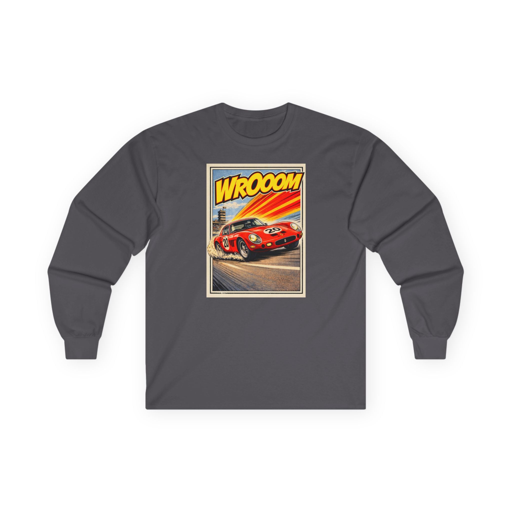 WROOOM Shirt Langarm - Red Racing Icon