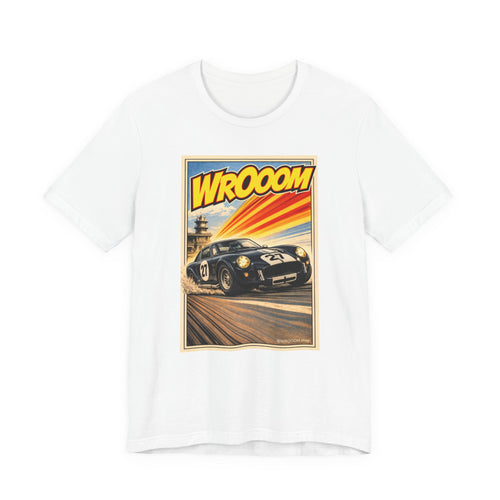 WROOOM Black Beast – Retro Motorsport T-Shirt