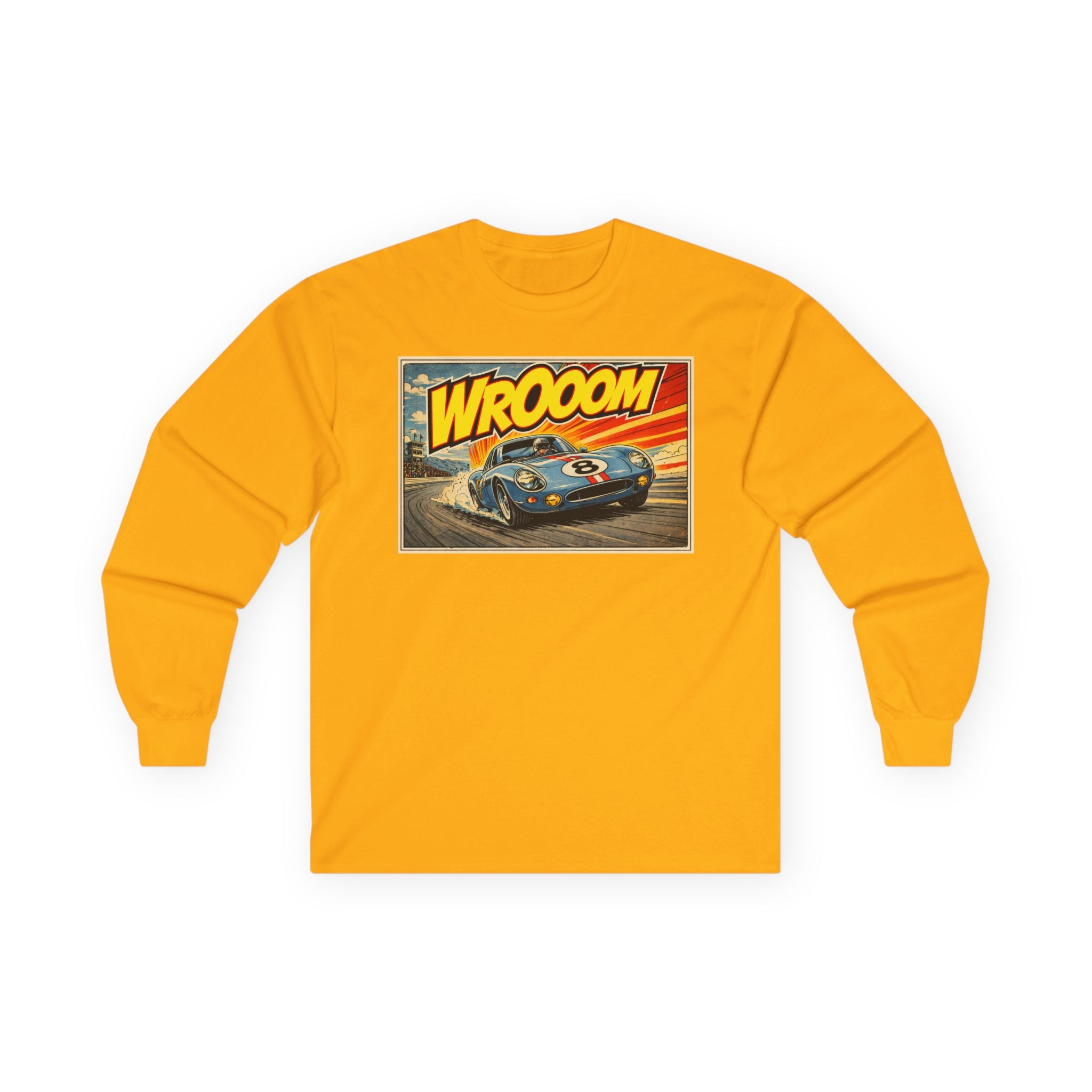 WROOOM Shirt Langarm - Racing Blue