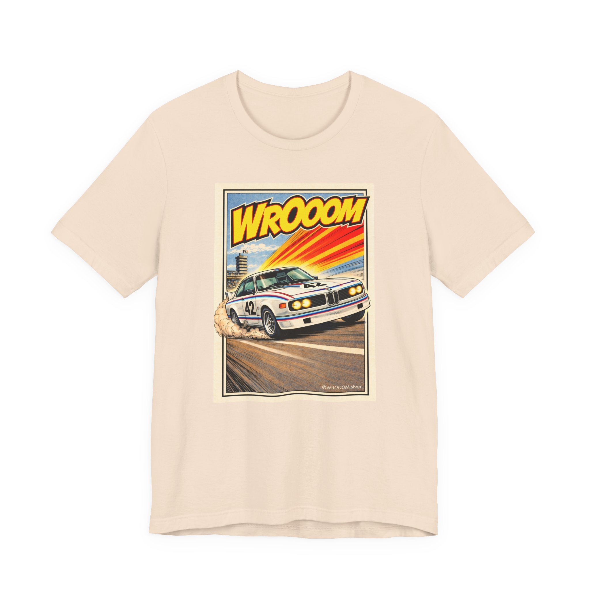 WROOOM Lightweight Racer – Vintage Racing T-Shirt