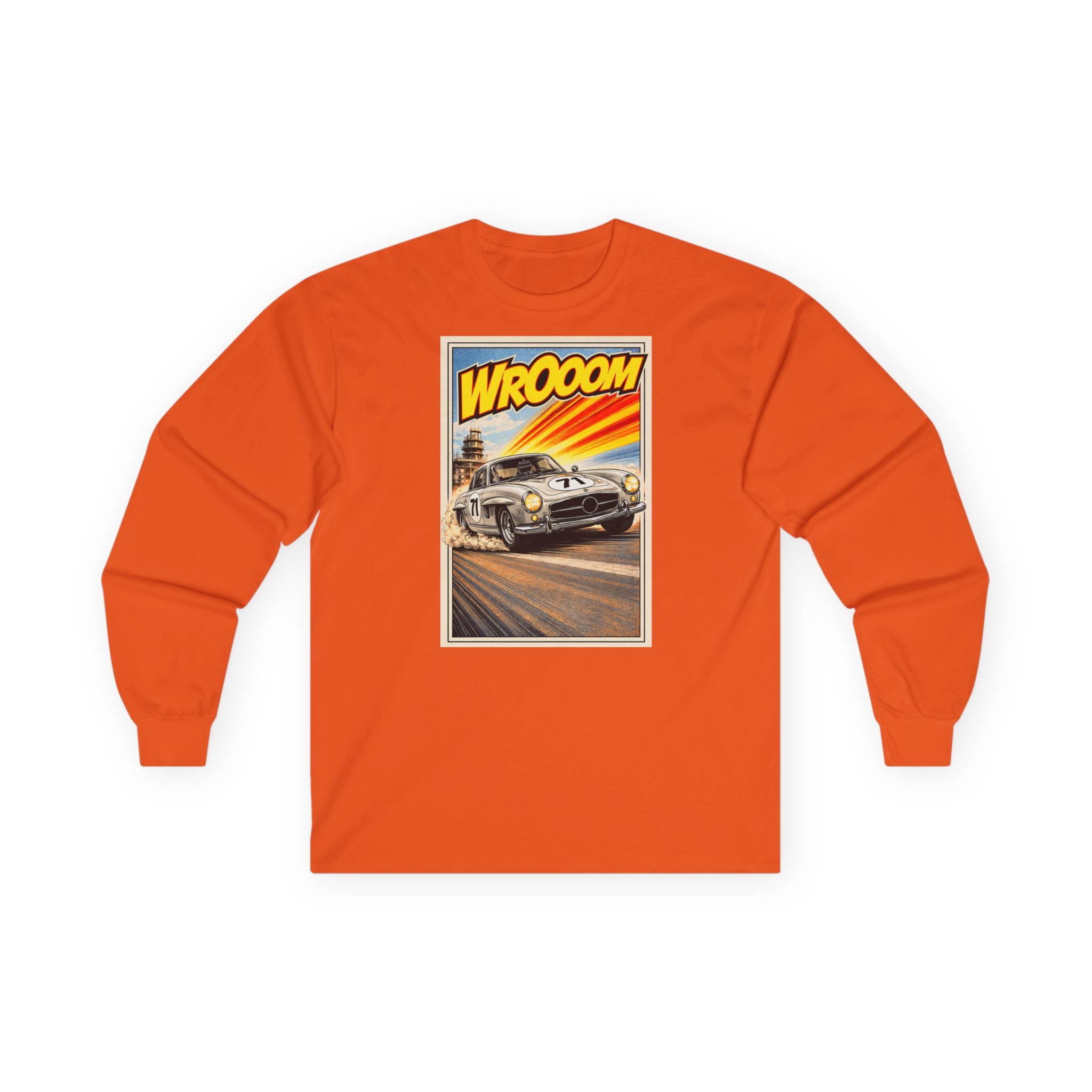 WROOOM Shirt Langarm - Silver Classic