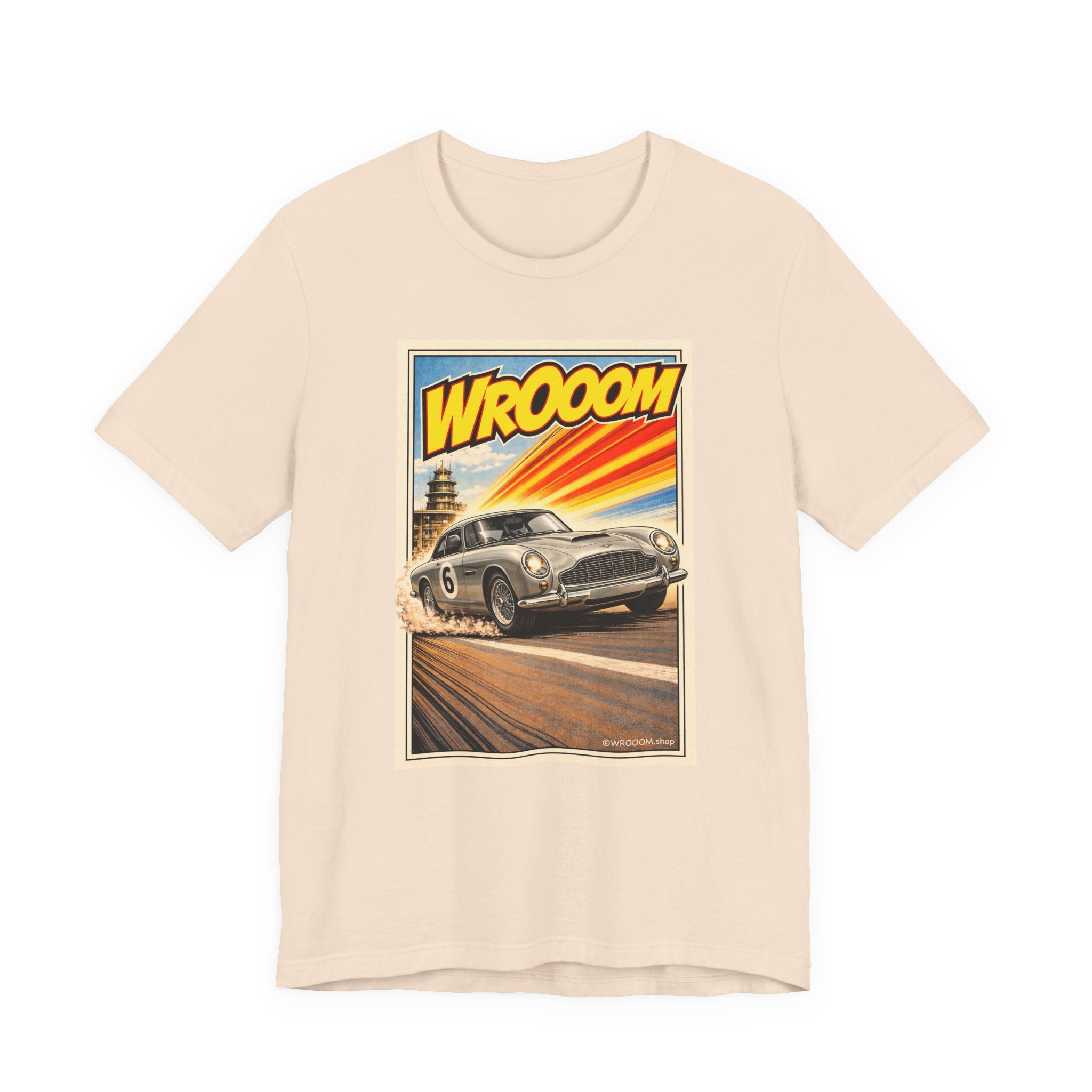 WROOOM Gentleman Racer – Retro Motorsport T-Shirt