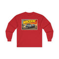 WROOOM Racing Blue – Vintage Motorsport Langarm Shirt