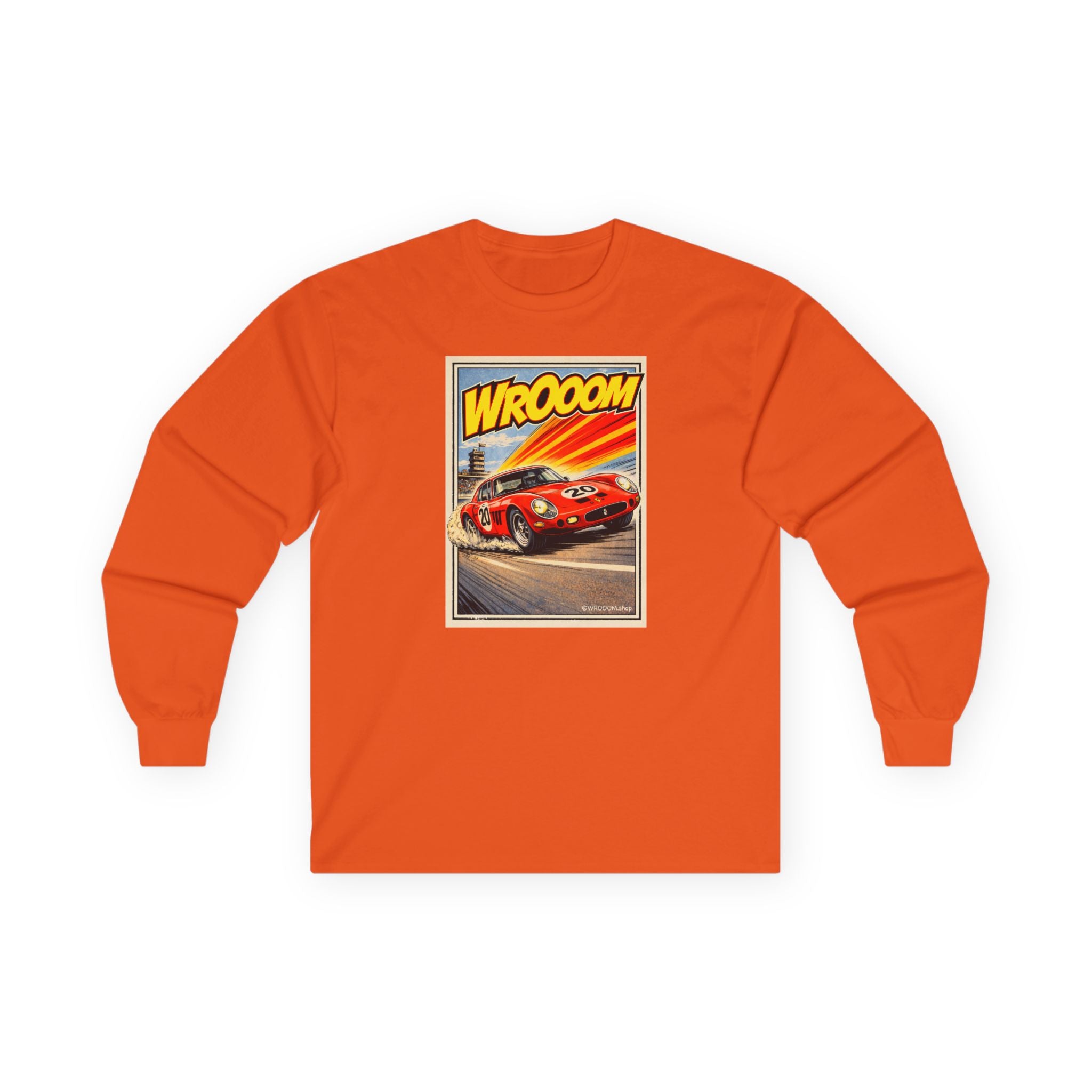 WROOOM Long Sleeve Shirt - Red Racing Icon