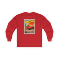 WROOOM Red Racing Icon – Retro Motorsport Langarm Shirt