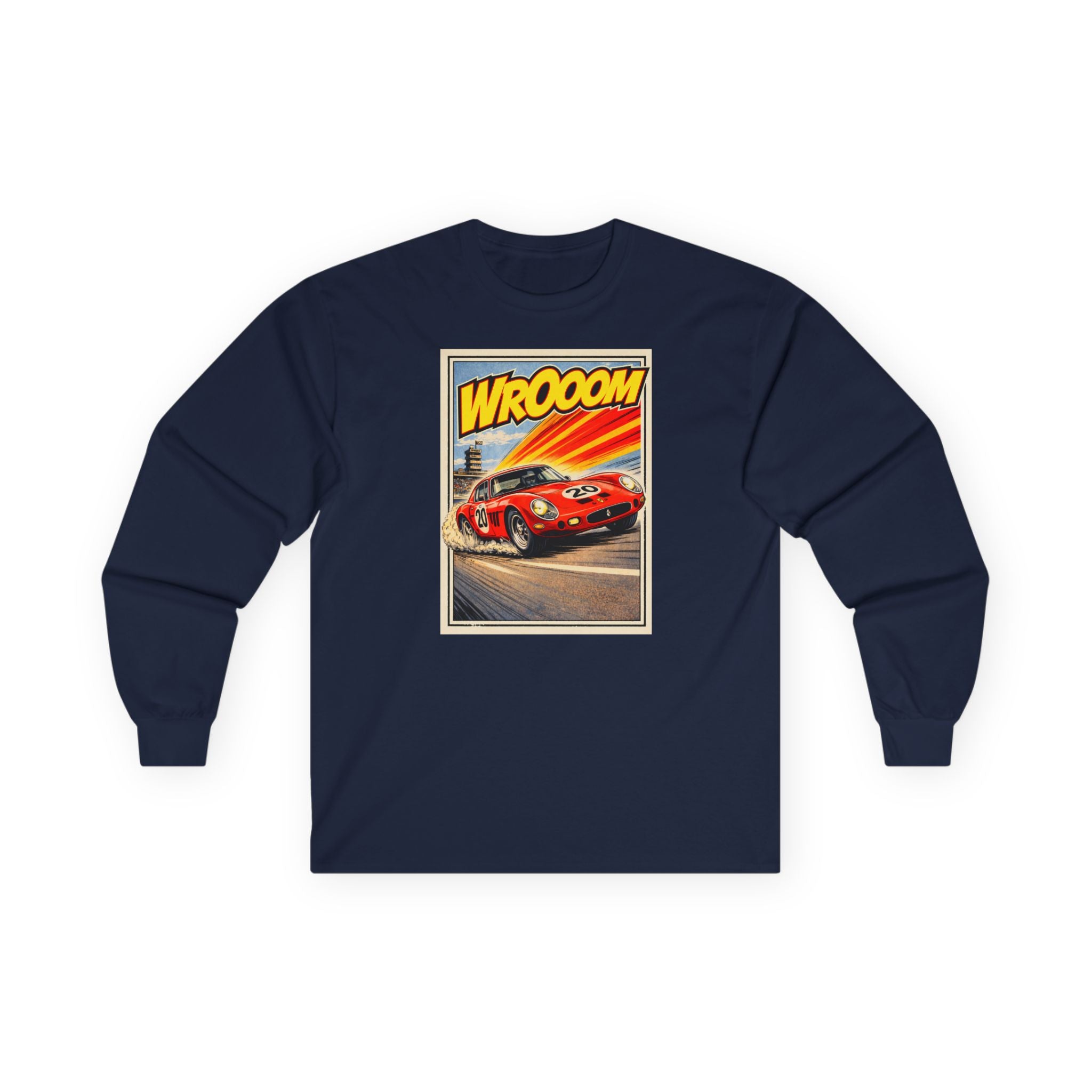 WROOOM Shirt Langarm - Red Racing Icon