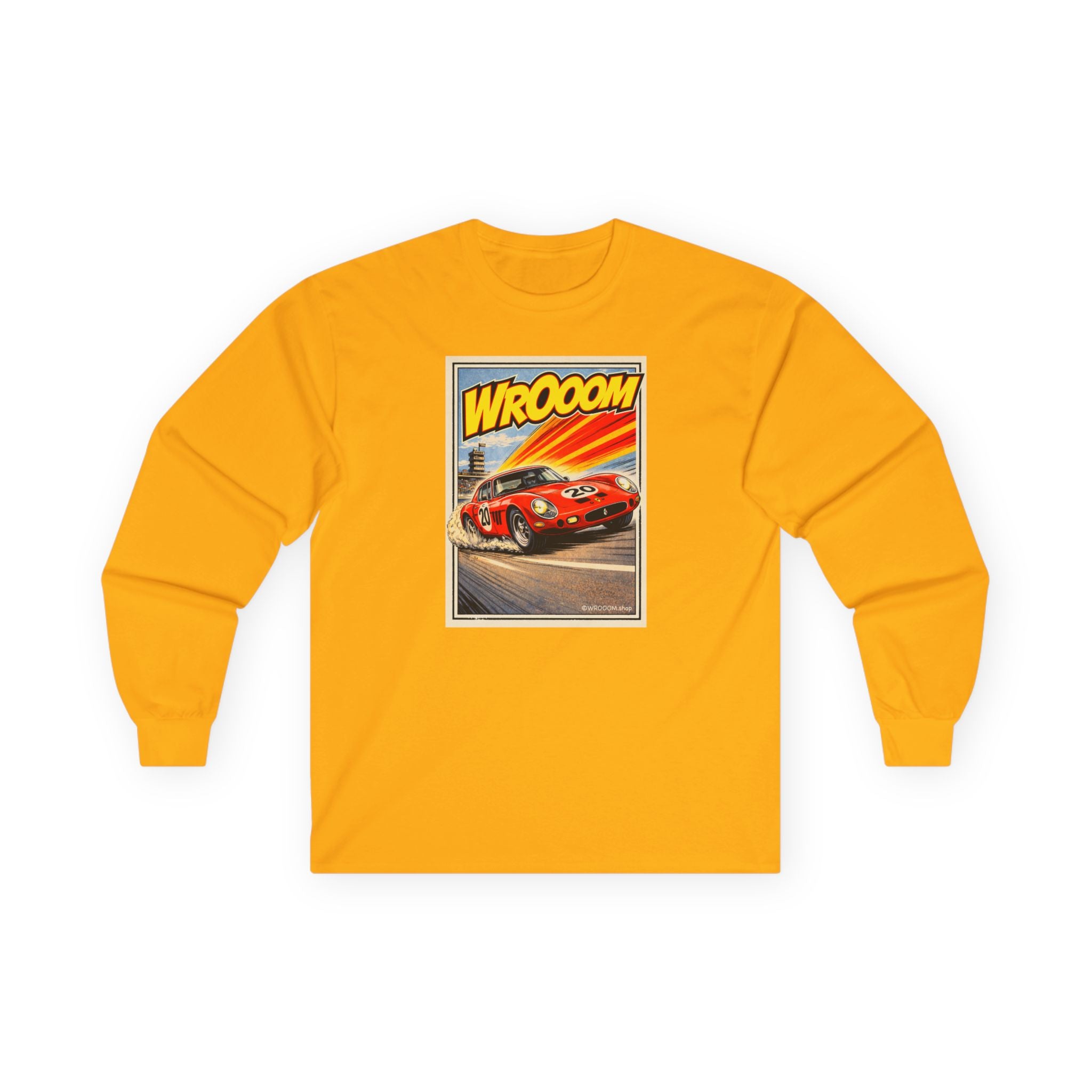 WROOOM Long Sleeve Shirt - Red Racing Icon