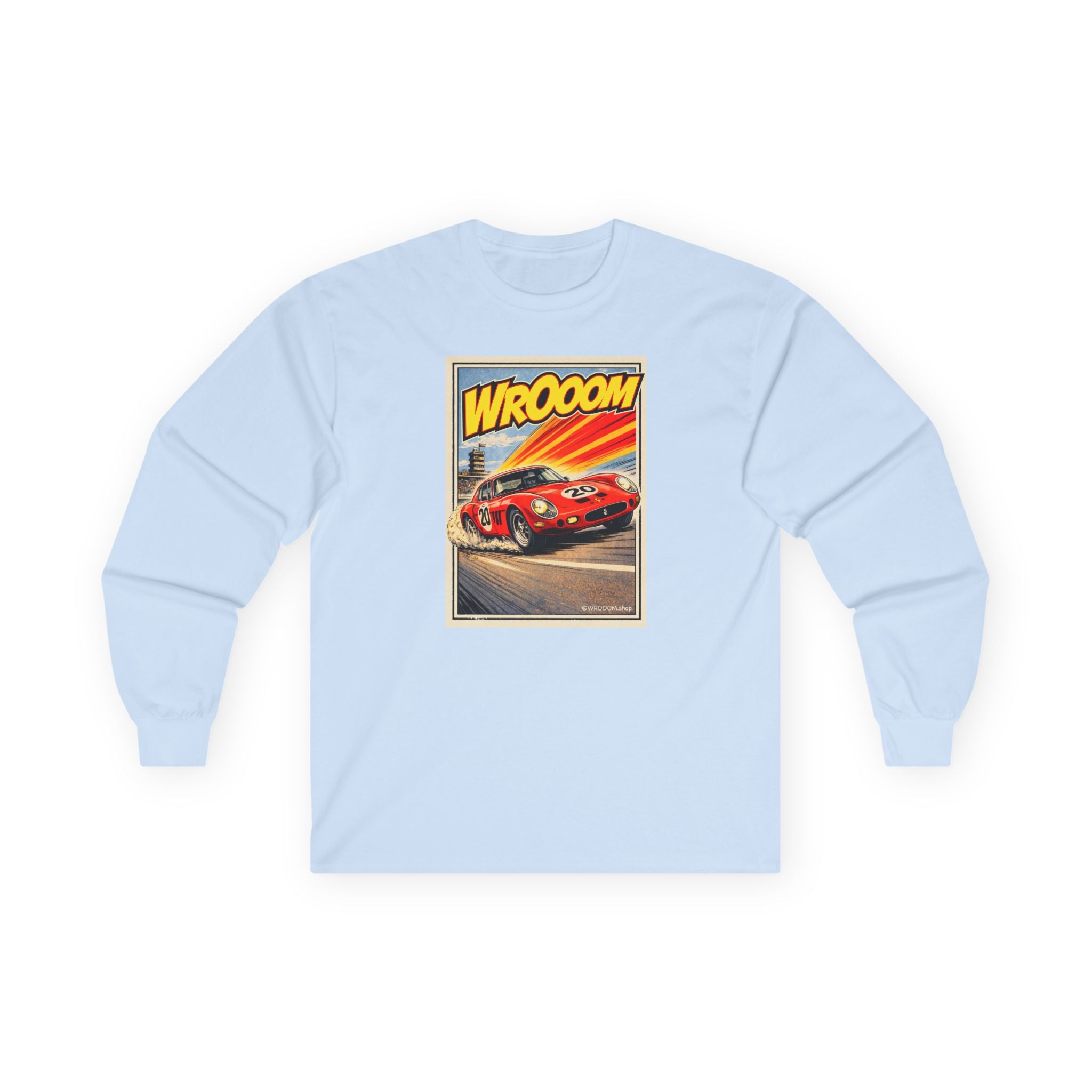 WROOOM Long Sleeve Shirt - Red Racing Icon