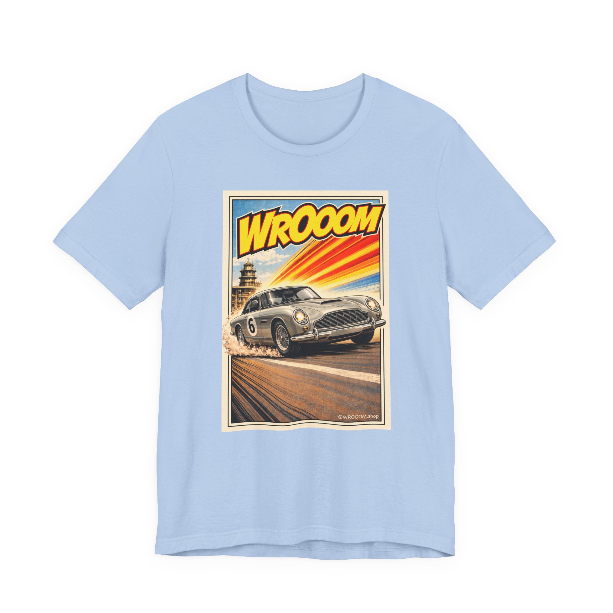 WROOOM Gentleman Racer – Retro Motorsport T-Shirt