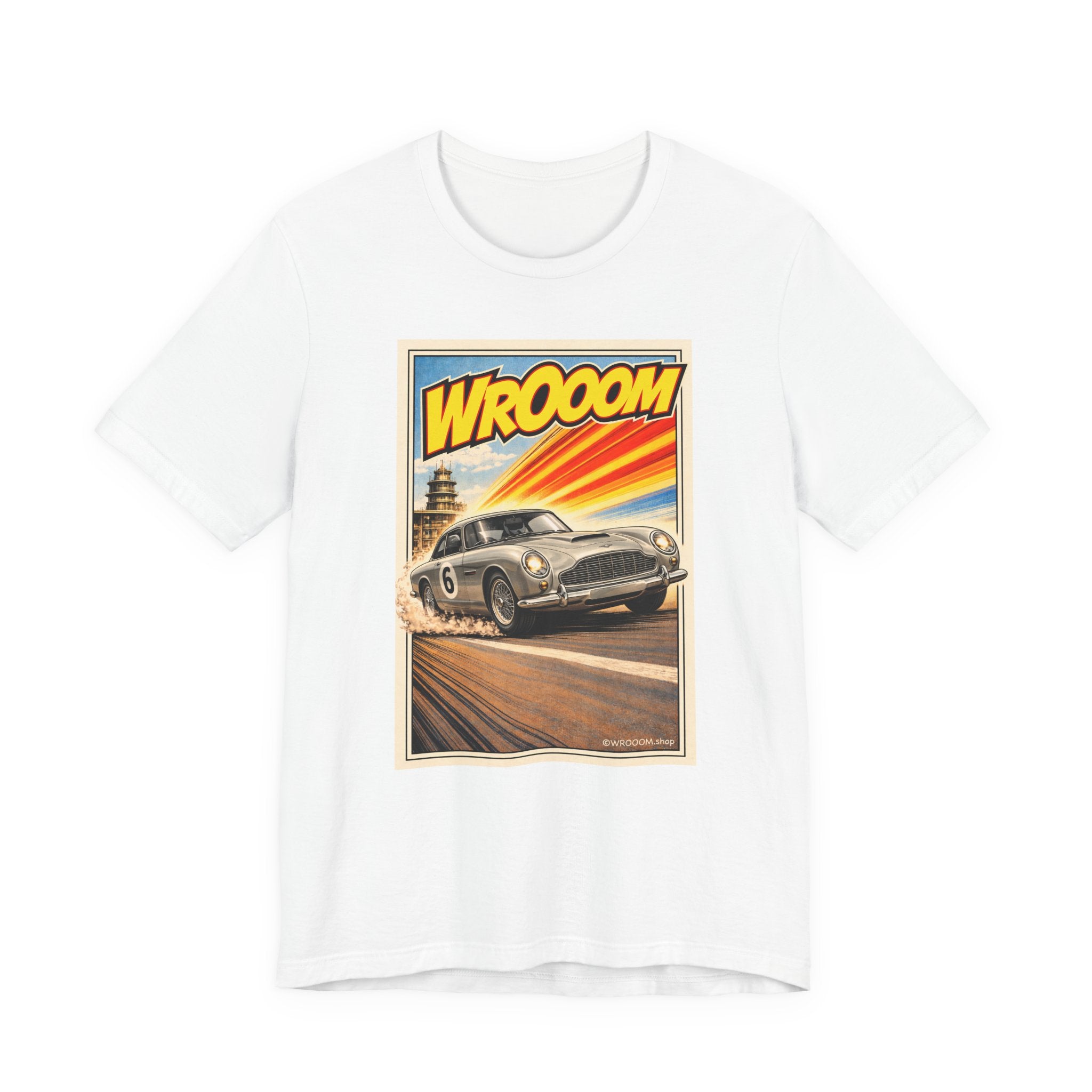 WROOOM Gentleman Racer – Retro Motorsport T-Shirt