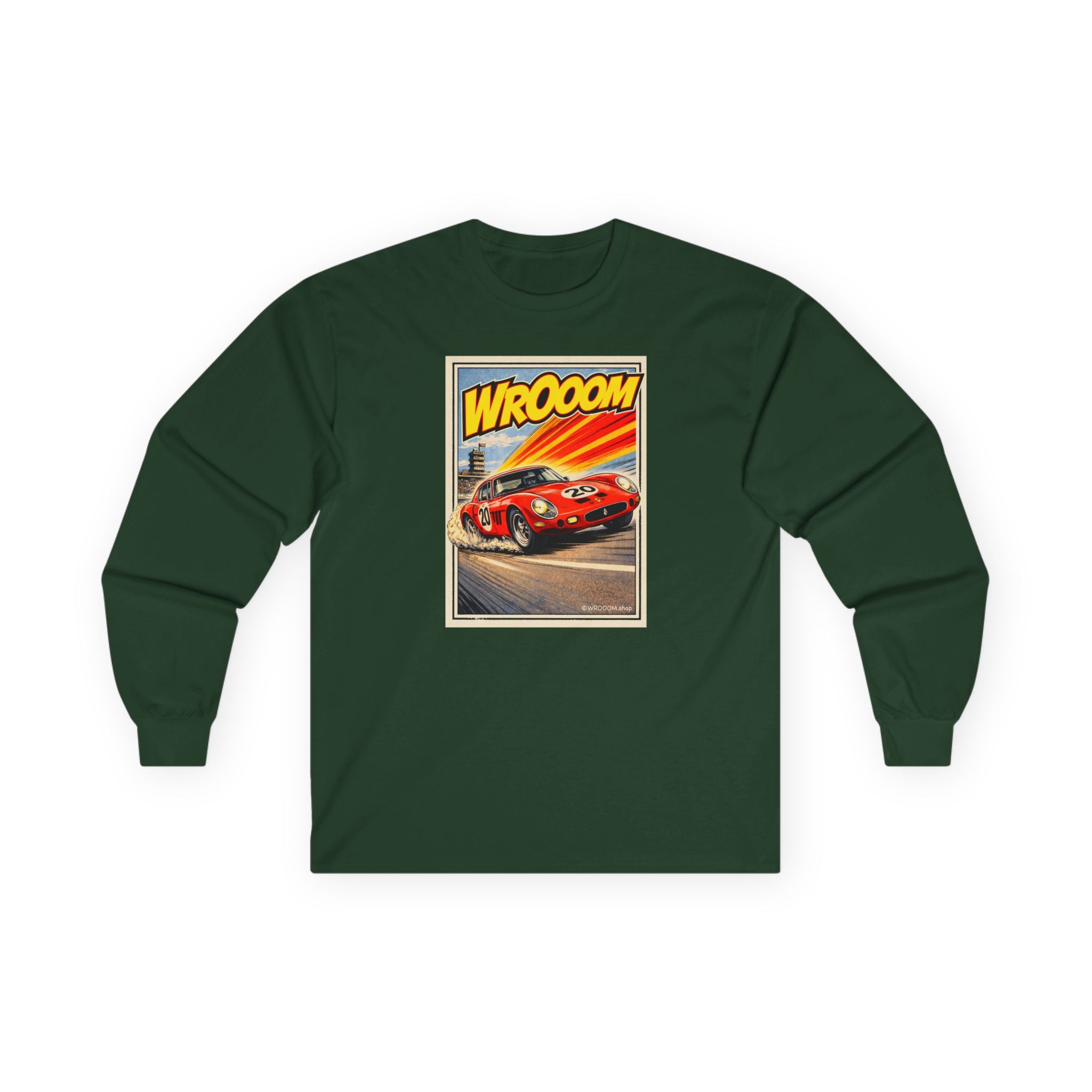 WROOOM Long Sleeve Shirt - Red Racing Icon