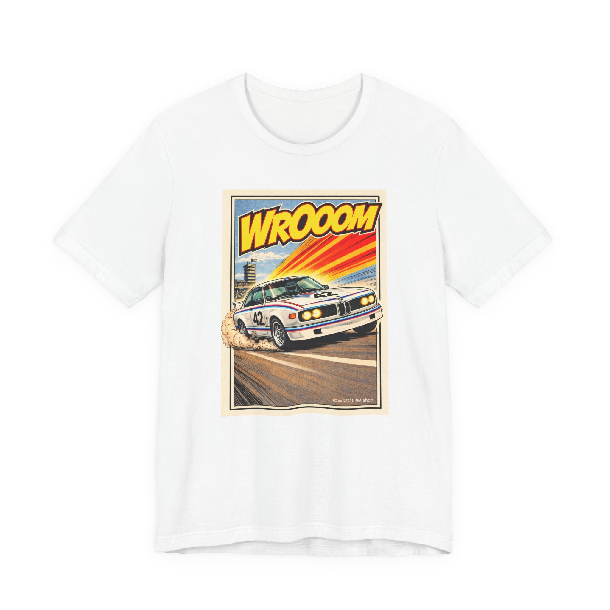 WROOOM Lightweight Racer – Vintage Racing T-Shirt