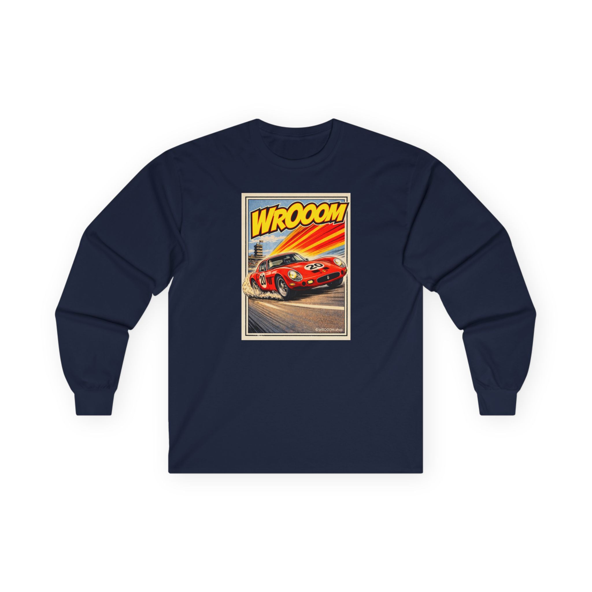 WROOOM Long Sleeve Shirt - Red Racing Icon