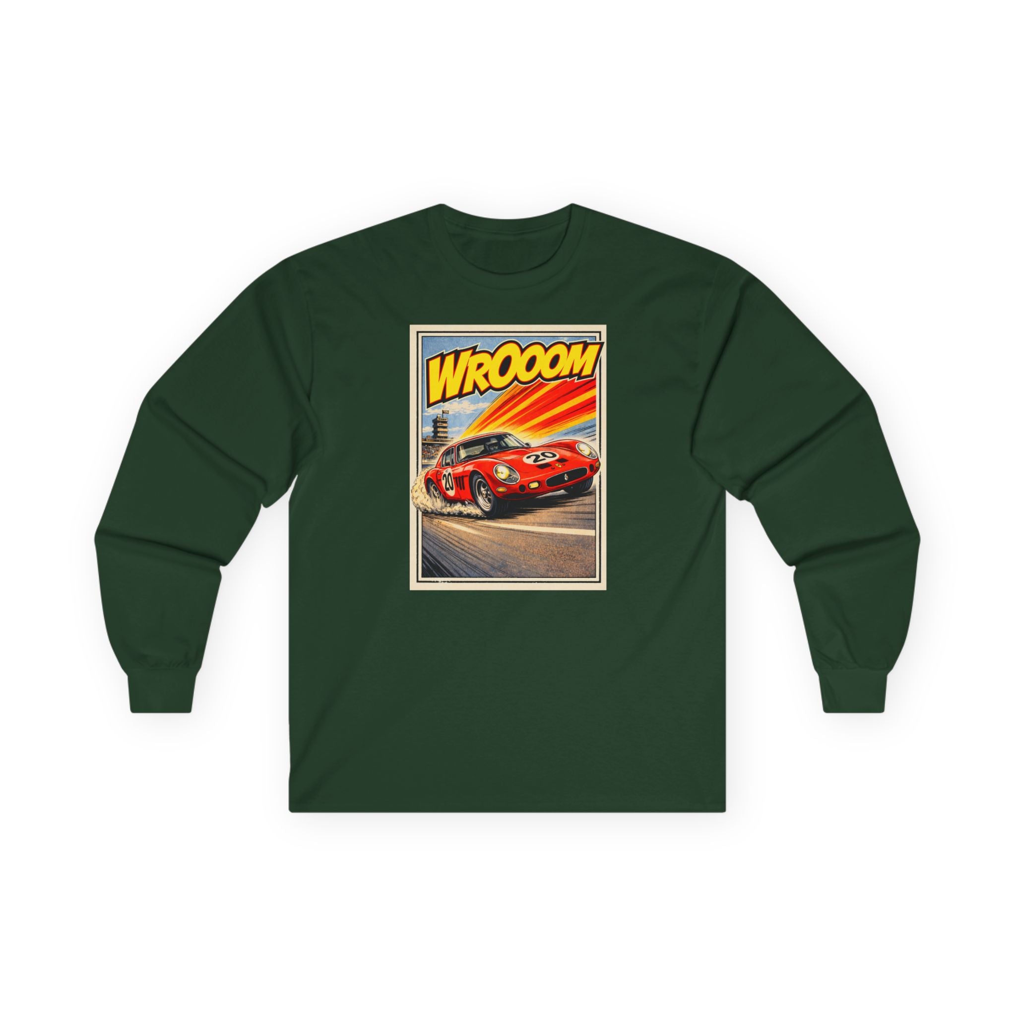 WROOOM Shirt Langarm - Red Racing Icon