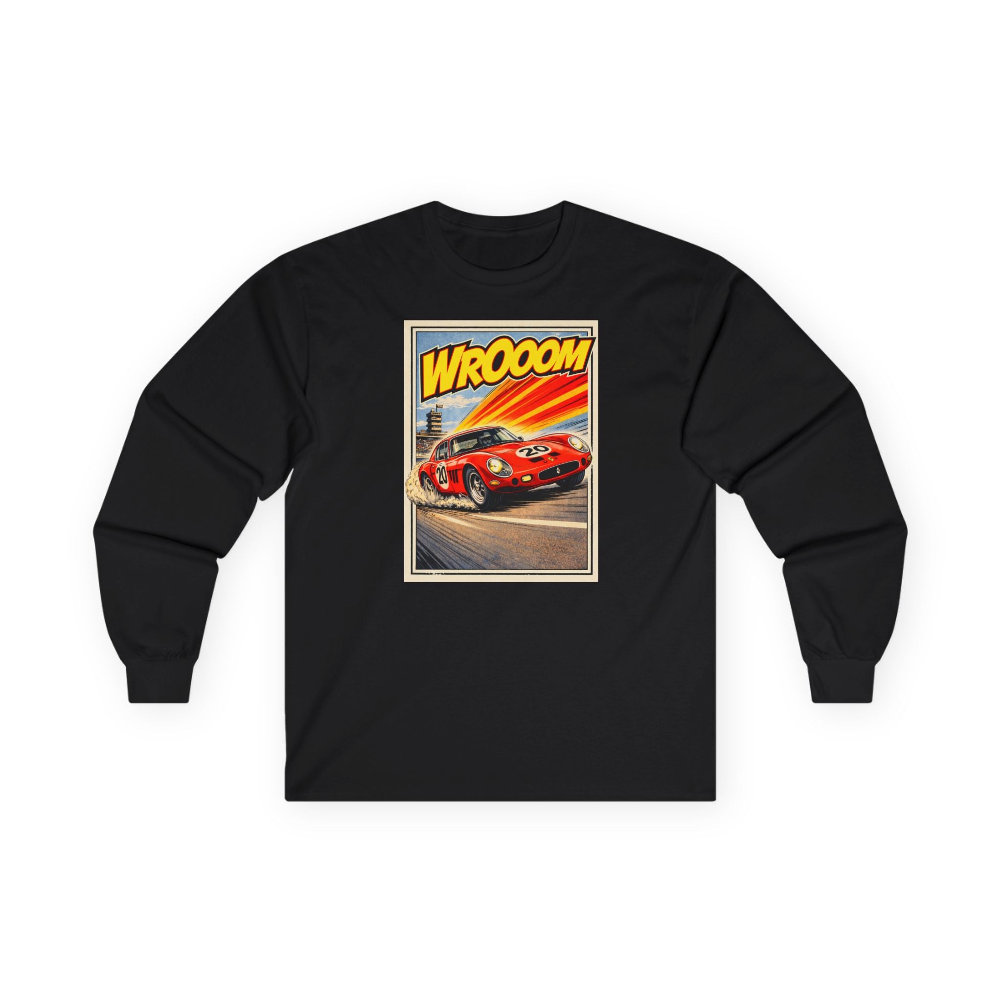 WROOOM Shirt Langarm - Red Racing Icon