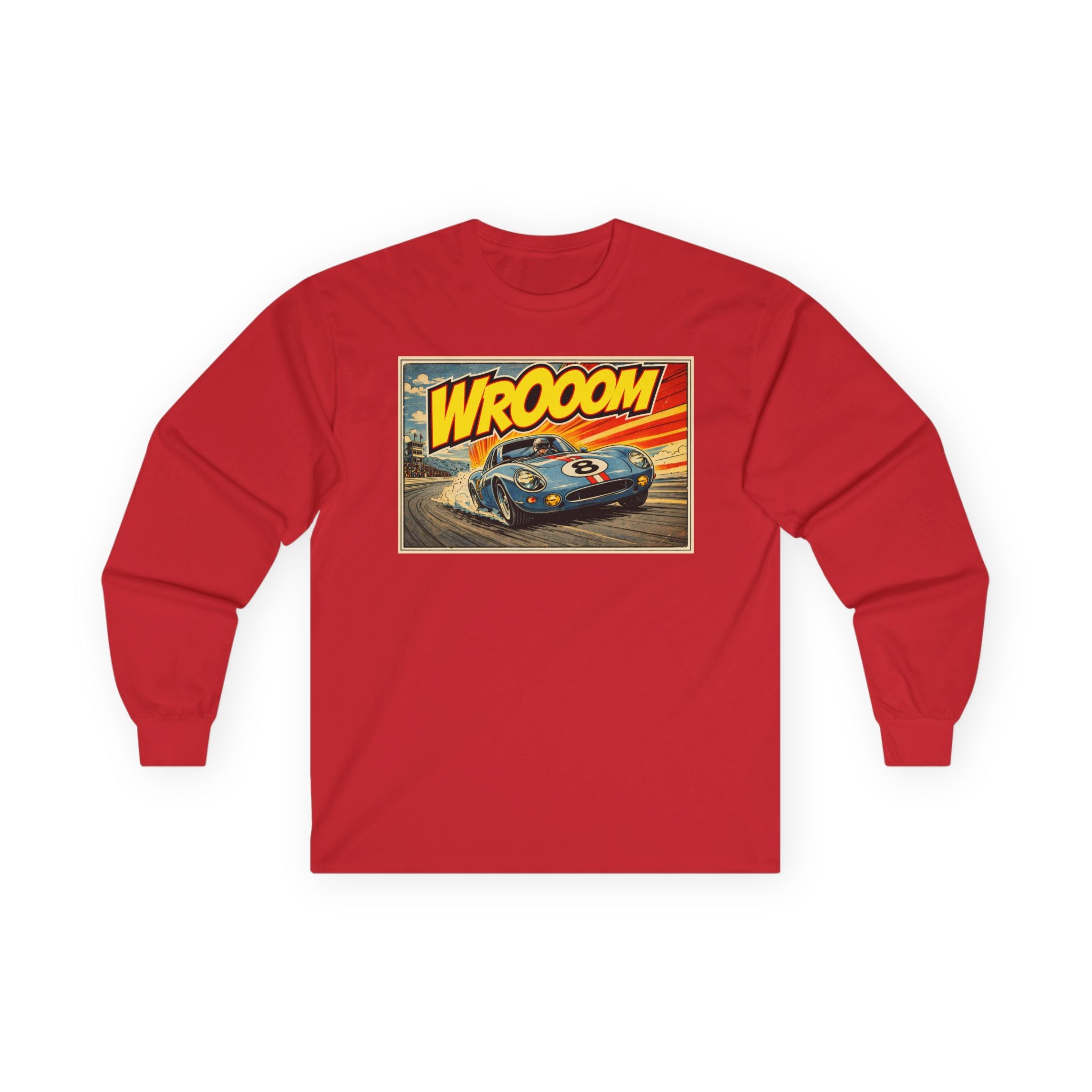 WROOOM Shirt Langarm - Racing Blue